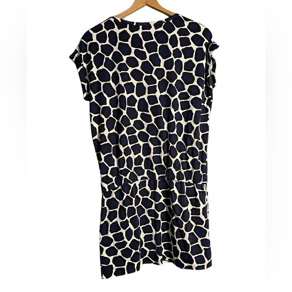 Diane Von Furstenberg Leopard Print Short Sleeve Mini Dress Size 6